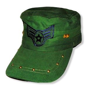 Military Cadet Style Cap Hat Vintage